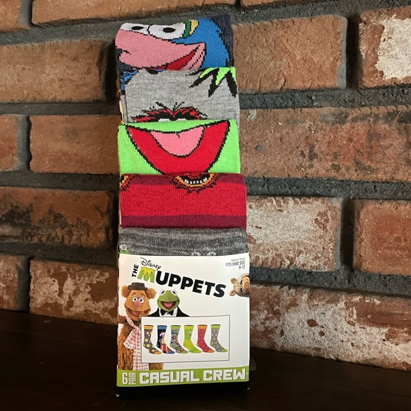 Bioworld Underwear & Socks Disney Muppets Socks 6 Pairs From